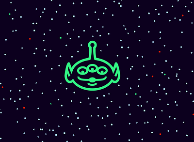 Toy Story Alien alien character design green illustration space toystory vector vector art
