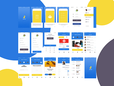 Colorful app UI dashboard illustration logo photoshop ui user interface ux