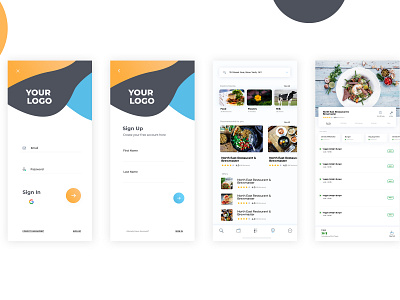 Restraunt Ui dashboard photoshop ui uiux user interface ux