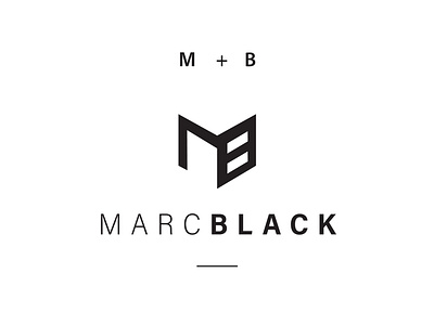 Marc Black Logo design