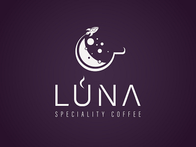 Luna Coffee Logo coffee coffee design coffee logo creative creative design creative logo creative logo design designer designer logo designer portfolio freelance design freelance designer graphic design graphic designer graphicdesign logo logodesign logodesigner logodesignersclub logodesigns