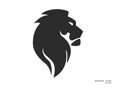 Kruger Logo (2) design identity lion logo photoshop vector
