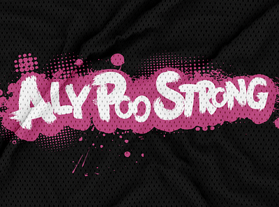 Aly Poo Strong - Nutritionalist/Strength training Branding brand identity brand identity design branding emo fitness logo logo design logos nutrition punk rock