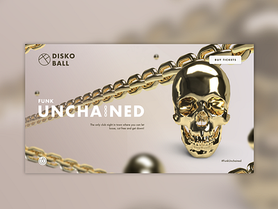 Disko Ball Nightclub // Landing Page Design