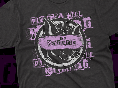 🐷 The Squealers // Metal Munchies Merch Design 💀