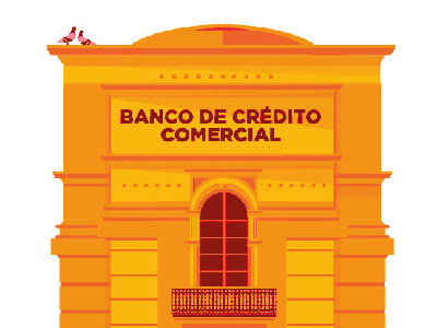 Banco Crédito Comercial #1 cocografico design graphic illustration poster