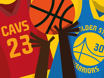 Finals NBA cavs character design cocografico design finals nba flat graphic illustration nba vector warriors
