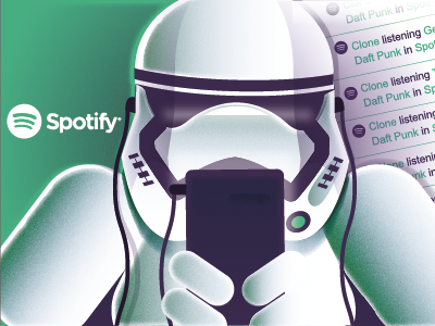 Clone using Spotify - Star Wars
