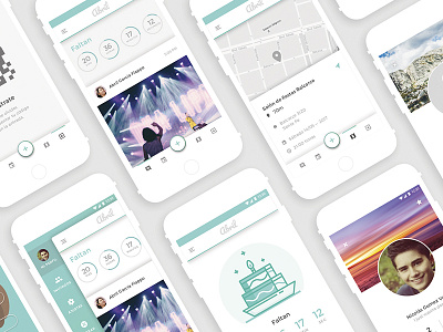 Screens android app icons invision ios mobile screens sketch ui