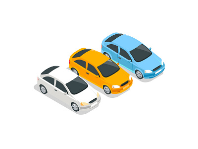 Cars car cocografico design flat illustration race recreation vector