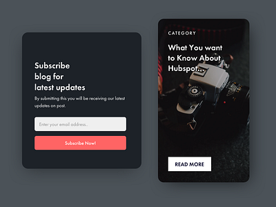 Subscribe Blog and Featured Post v2 Dark Mode 2020design black blog post blog subscribe blogsubscribe dark darkmode darktheme designtrends featured post home homepage minimal newsletter subscribe subscribe form subscribers trends typography uxui