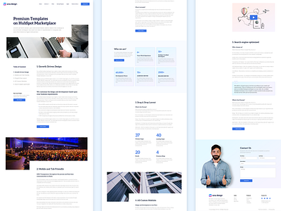 Pillar Page Light branding content featured fixed hubspot landing page landing page ui offer promotion uiux website website design