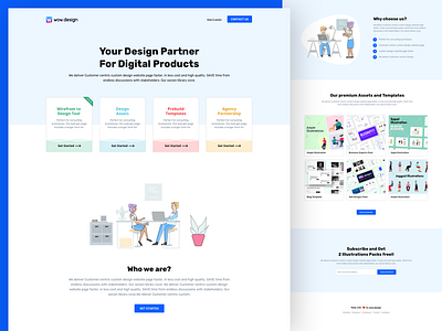 Multiple Product Promotion LP feature hubspot landing page multiple offer portfolio products promotion subscribe website