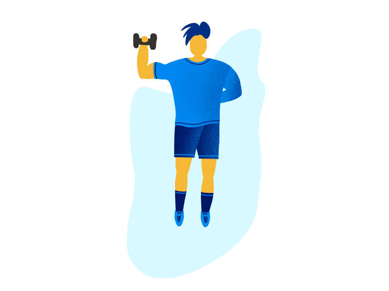 Bodybuilder illustration branding bodybuilder standing men illustraion adobe photoshop adobe illustrator body building