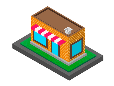 Isometric Shop 3d adobe illustrator adobe photoshop design illustraion isometric art shop shopping sketch vector