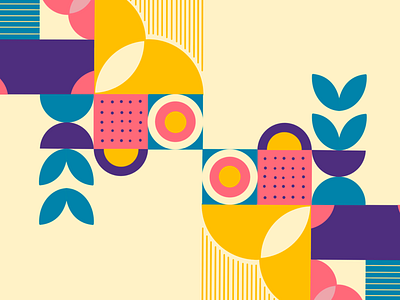 colors and shapes adobe illustrator colors flowers illustraion pattern art patterns shapes