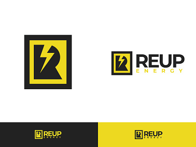 Reup Energy Logo design brand design branding combination mark design energy energy logo lightning bolt lightning logo logo logo design solar technology ui vector