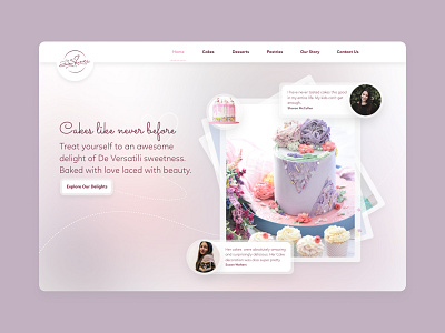 Cake Landing Page