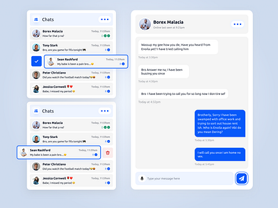 Messaging Application design app card design cards chat desktop desktop app interaction. interactiondesign messaging messagingapp mobile app mobileapp ui user experience uxdesign