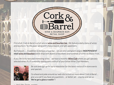 Cork & Barrel, Lexington Ky