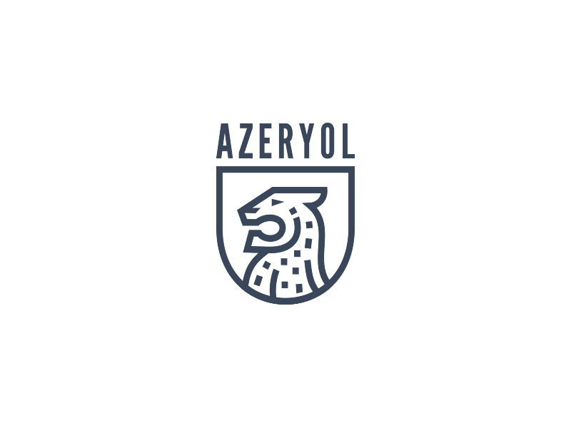 Azeryol Logo animal baku branding heraldry leopard logo modern pictogram sport symbol volleyball team logo