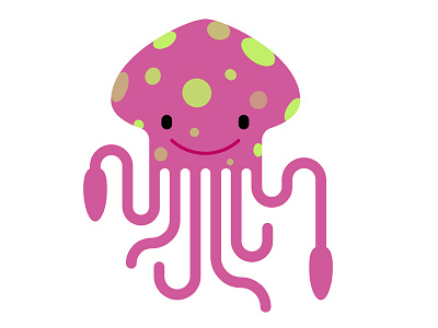 Squid art illustration vector