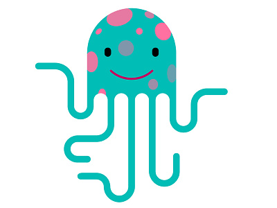 Octopus art illustration vector