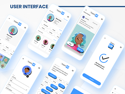 TeamUp app design