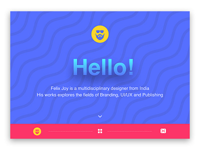 Personal Branding branding hello interface personal ui ux website