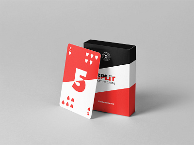 Split Playing Cards- Standard Edition cards custom cards custome faces designer cards indiegogo kickstarter package playing cards poker poker cards print