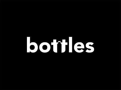 Logo Exploration black bottle bottle logo bottles branding