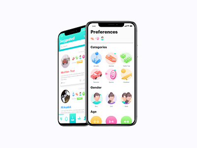 Toys - iPhone X App app cards game icons iphone iphone x popular toy trending ui ux