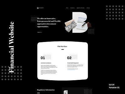 Financial Website Concept