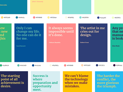ColorQuote - Launched color design design tools producthunt quotes sideproject ui ux