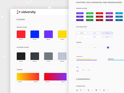 Ui Style Guide color color palette style guide ui elements