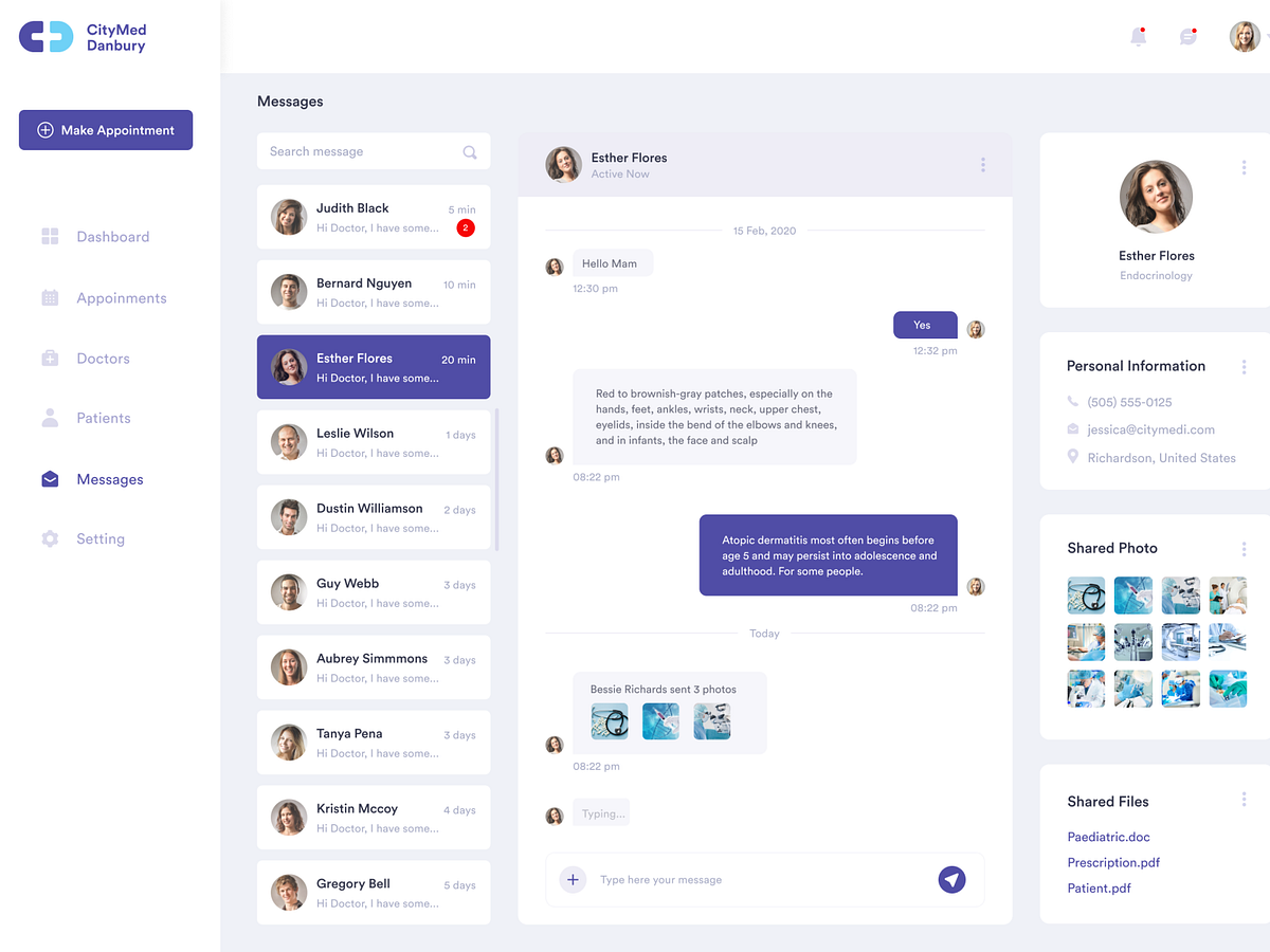 CityMed Medical Management System by Shahin Srowar🚀 on Dribbble