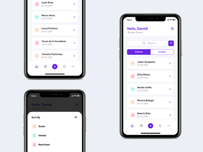 Proptia Visitor management system apps apps ios ios app design mobile app design visitor management visitors