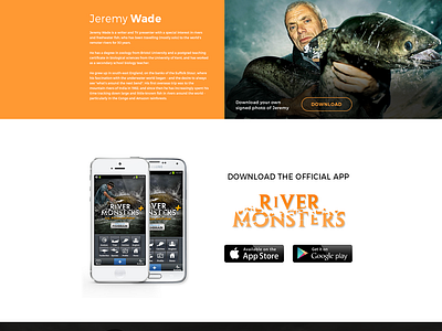 River Monster Website Redesign By Shahin Srowar On Dribbble