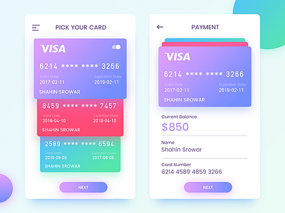 Day 01 Payment app circle click loader one payment plane tickets tinder travel ui ux