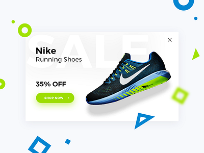 Day 07 Popup 90daysui dribbblebestshot freepsd freeuikit nike popup shoe