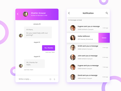 Day 20 Chatting by Shahin Srowar🚀 on Dribbble