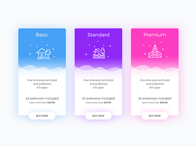 Day 23 - Pricing Table app card challenge daily dailyui icon price pricing ui