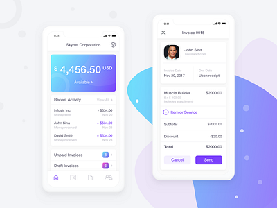 Invoice Screen Design by Shahin Srowar🚀 on Dribbble