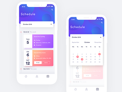 Event Schedule exploration by Shahin Srowar🚀 on Dribbble