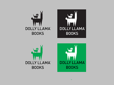 Dolly Llama books logo beagle childrens book creative design dolly dollyllama llama logo