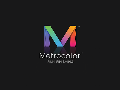 Metrocolor art direction branding creative design illustrator logo vector vector illustration