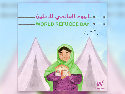 social media psot branding design media post refugee refugees social social media woman