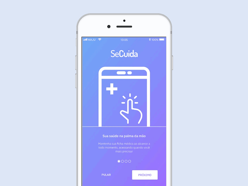 Health App // Onboarding and Login