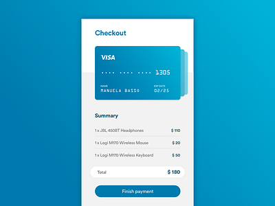 Credit card Checkout /// Daily UI 002