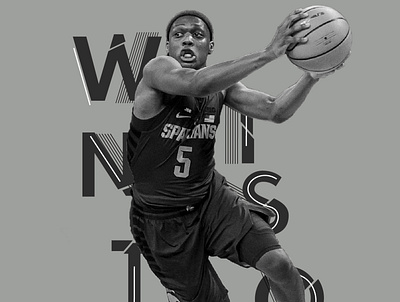 Cassius Winston (Michigan State) assist basketball basketball player big ten dribble goat graphics michigan state nike player score spartans sport graphic sports sports design winston